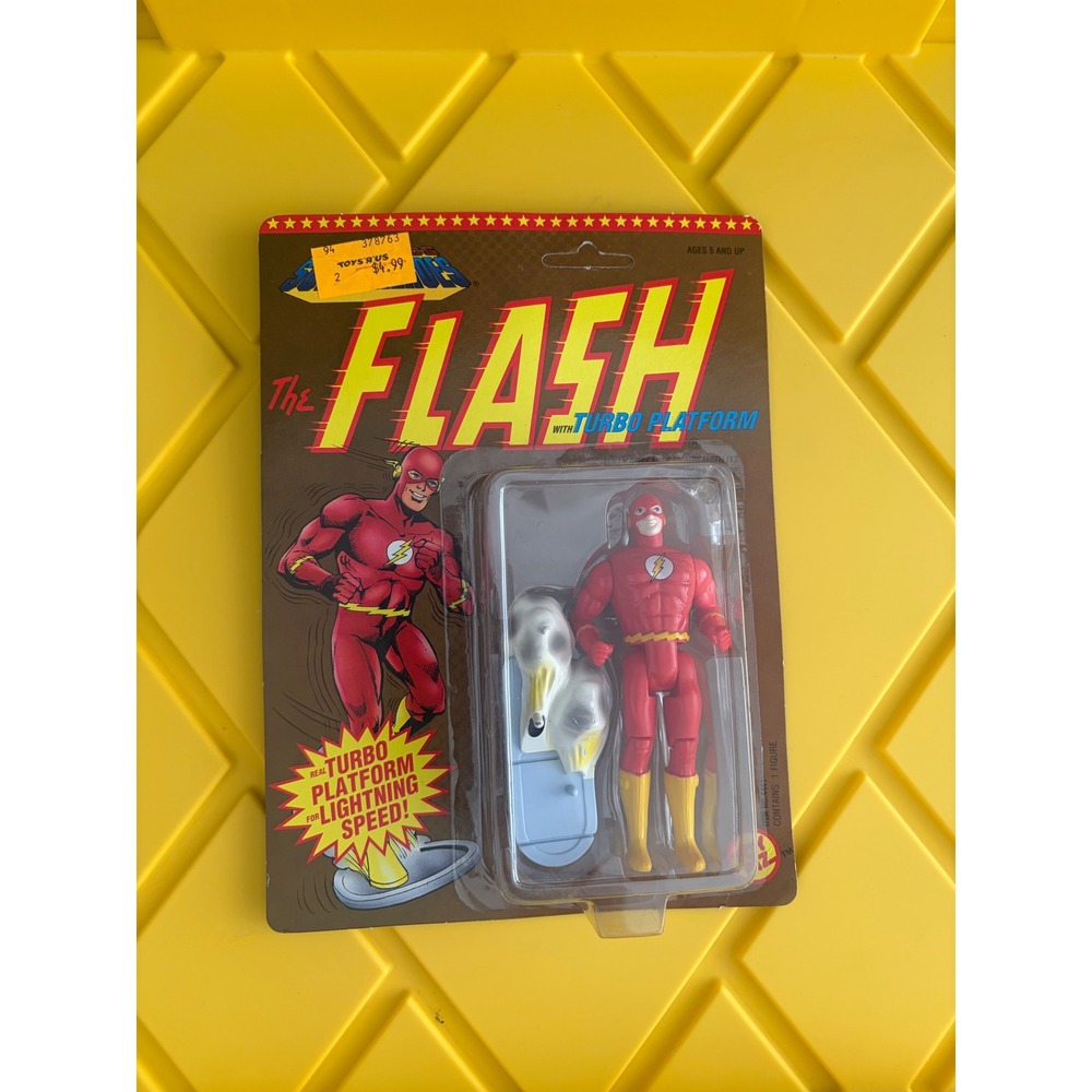 Vintage 1991 Toy Biz DC Comics Super Heroes The Flash Action Figure New NIP